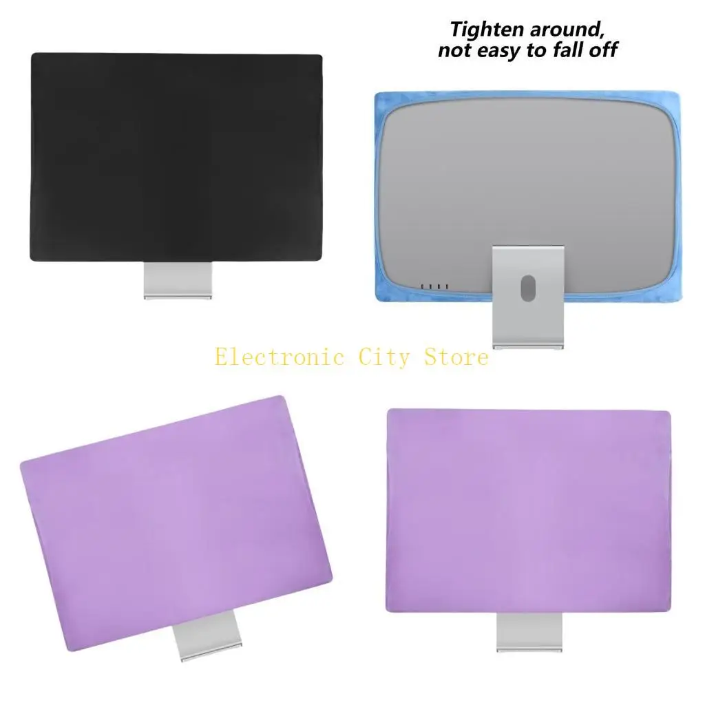 

Monitor Dust Cover for 24inch 2023/2024 Desktop Computer Spandex Fabric Monitor HU8D