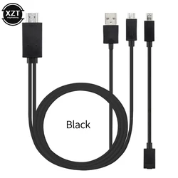 Micro USB MHL to HDMI-compatible Cable 5 Pin & 11 Pin 1080P HD TV Cables Adapter for SamSung HuaWei Xiaomi HTC Android Phone