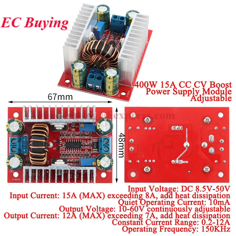 DC-DC 400W 15A Step…