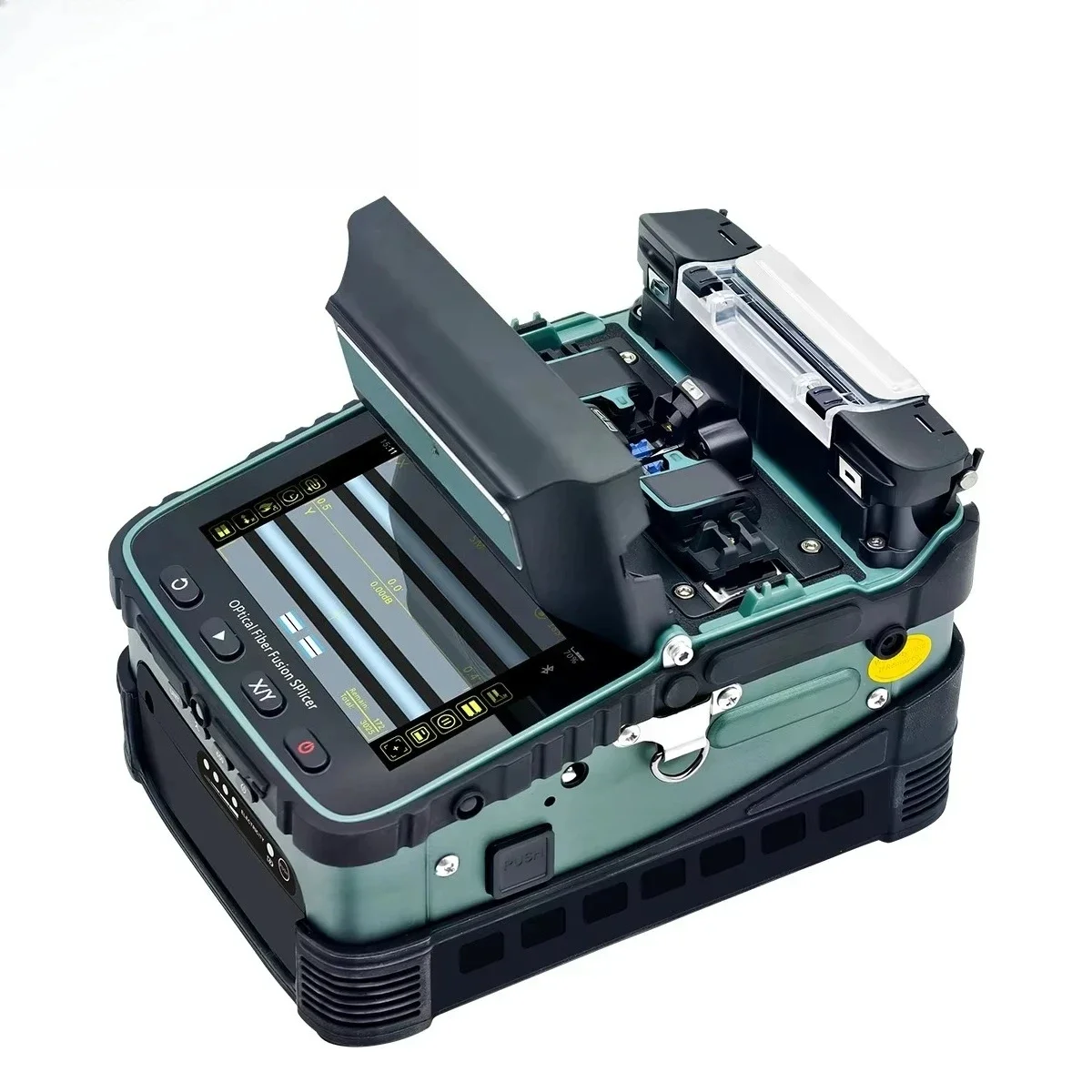 Giuntatrice automatica per fusione di fibra ottica FTTH più venduta AI-6A + con giuntatrice per fibra ottica con tempo di giunzione 8s