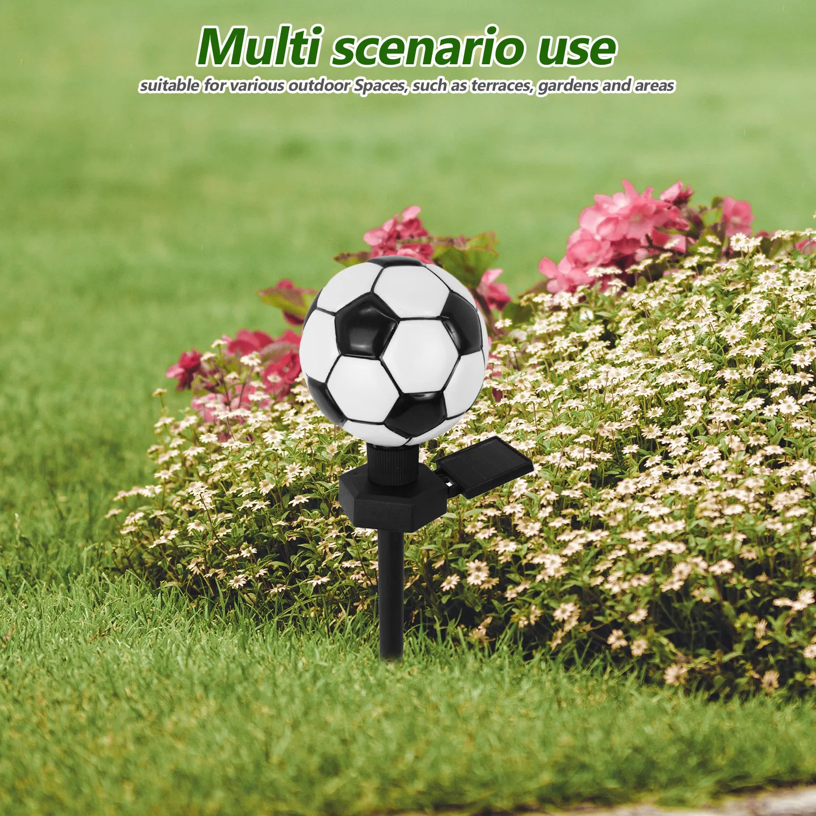 Solar Light Shade Replacement Soccer Lamp Cover For Outdoor Garden Lighting, Plastic Lampshade For Patio Yard, Solar