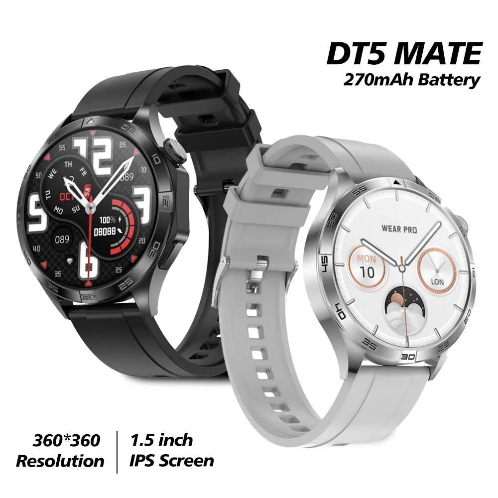 DT5 MATE Smart Watch Waterproof Wowen Physiology Period Cycle Fashion Sports Smartwatch BT Heart Rate Sleep Monitoring For Phone