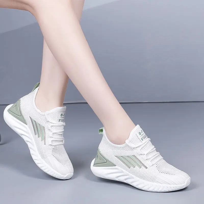 

New Women's Sneakers All-match Breathable Mesh Casual Shoes Fashion Comfortable Platform Vulcanized Shoes Tenis Fashion Feminino