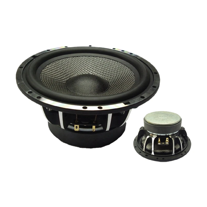 Factory Aluminium 6.5 Inch 4ohm/8ohm RMS 30W 89DB 25-core 100mm Ferrite magnet Car Fiberglass Woofer 65 Speaker(1pcs speaker)