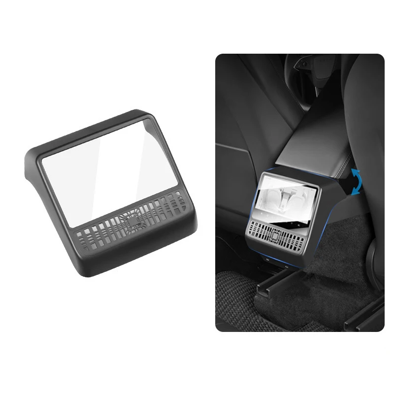 

Rear Air Vent Protective Cover Screen Tempered Film Integrated for Tesla Model 3 Highland Model Y Juniper 2025 Car Accessories