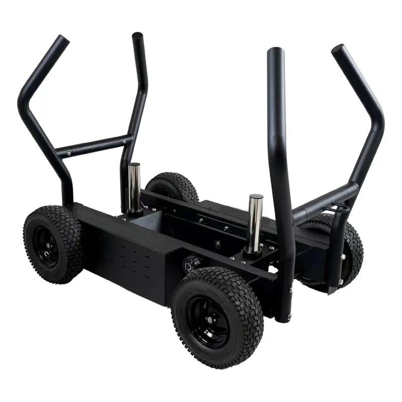 Custom Adjustable Weight Magnetic Resistance Sled Trainer with Wheels