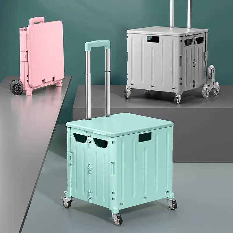 portable-folding-plastic-shopping-cart-for-outdoor-picnic-camping-small-pushcart-home-storage-organization-vegetable-buying