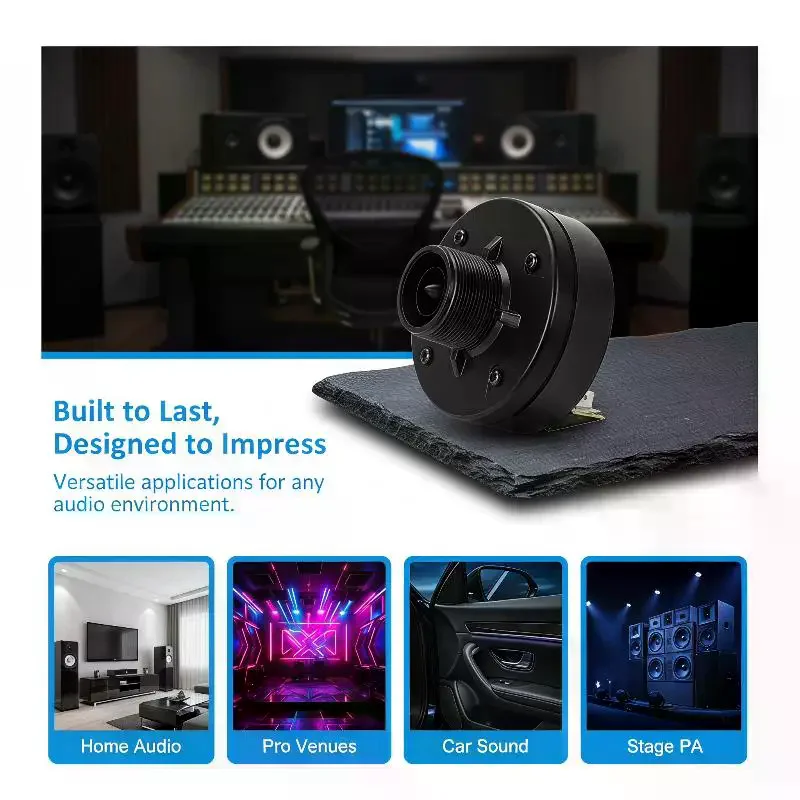80 Magnetic S-2580 Professional Tweeter 25 Core High Fidelity Treble Unit for Car HiFi Audio Custom Modification