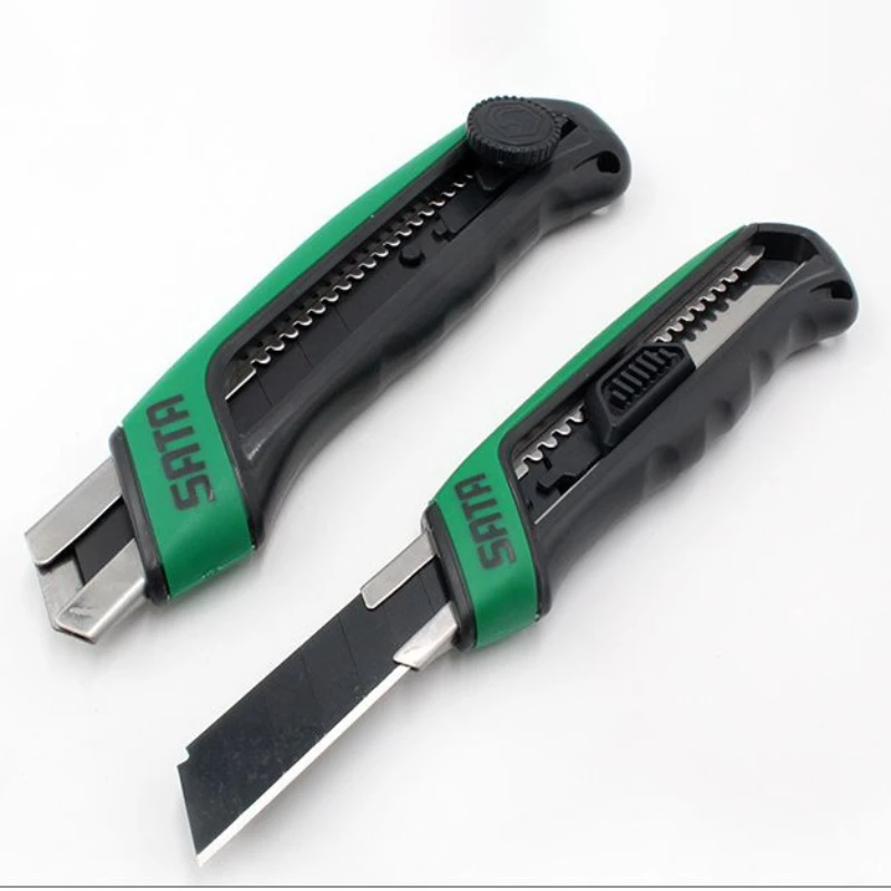 Xiaomi Sata T-shaped Series Rubber Handle Push Twist Art Knife Wallpaper Knife Industrial Grade Durable Tool Holder 9/18/25mm