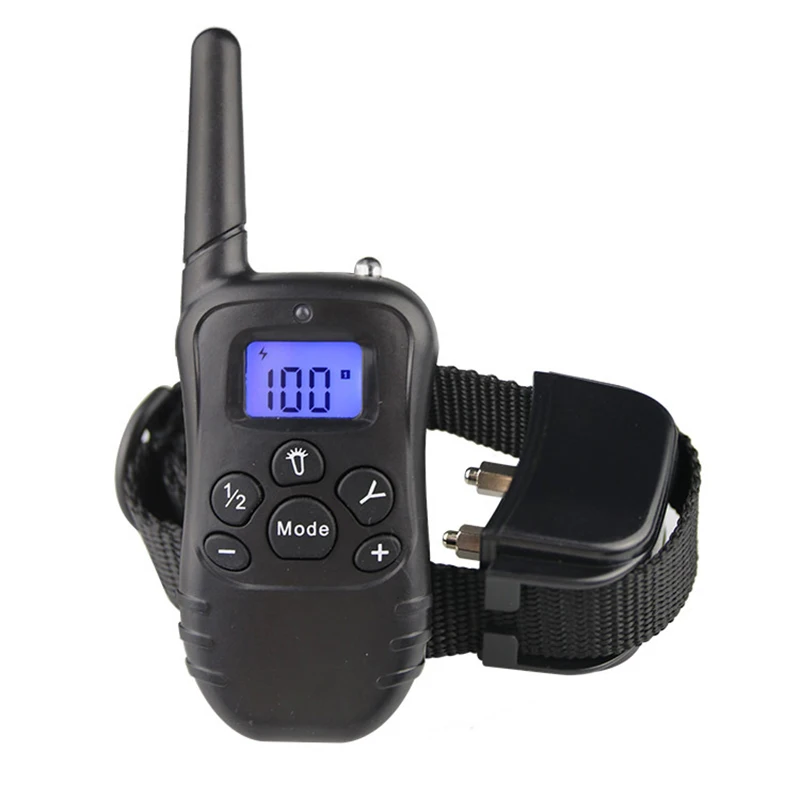 

Large Dog Collar Ultrasonic Dog Canine Training Remote Anti-bark Dog Accessories Training Aids and Behavior Stun Gun From Dogs