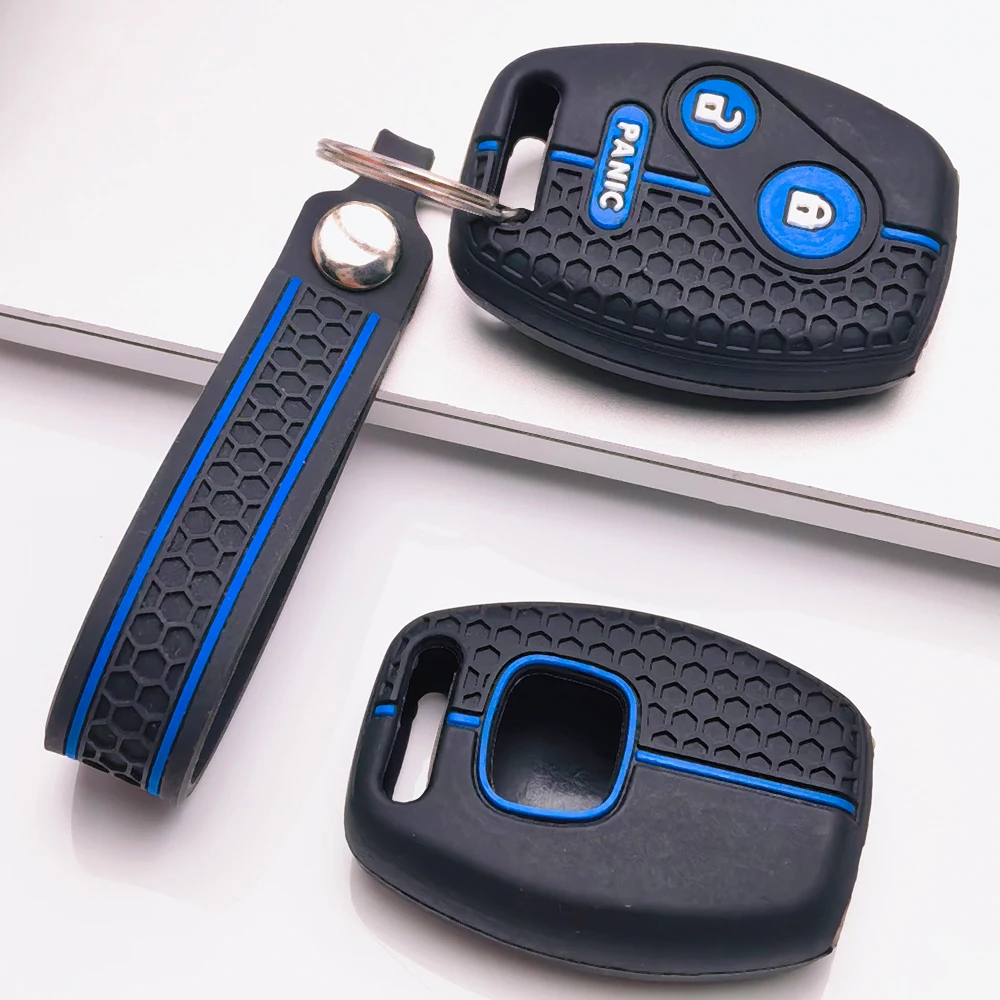 For Honda Civic Accord Vezel Fit CRV HRV CRZ Pilot Jazz Jade Key Shell With Slim Strap Stylish Durable