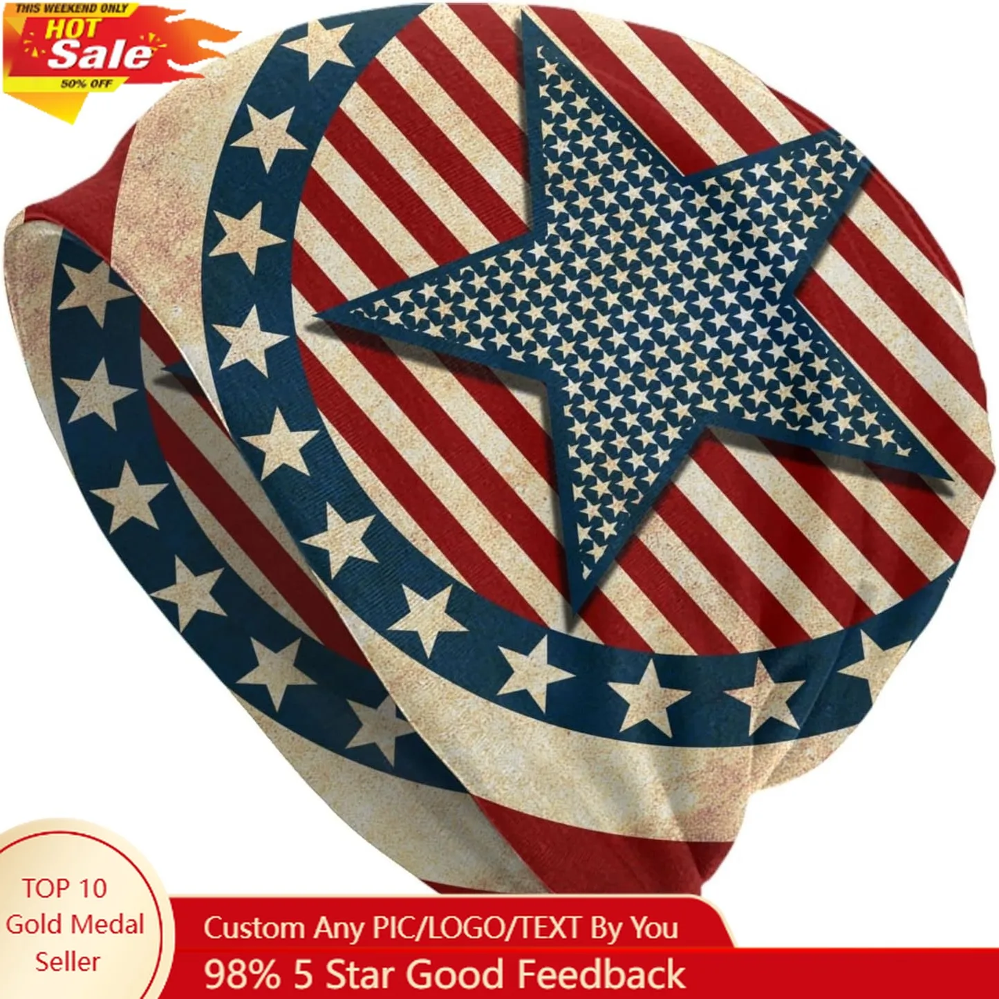 

Casual Scarf Bandana Loose Hat Stretch Headwear Beanie Hat