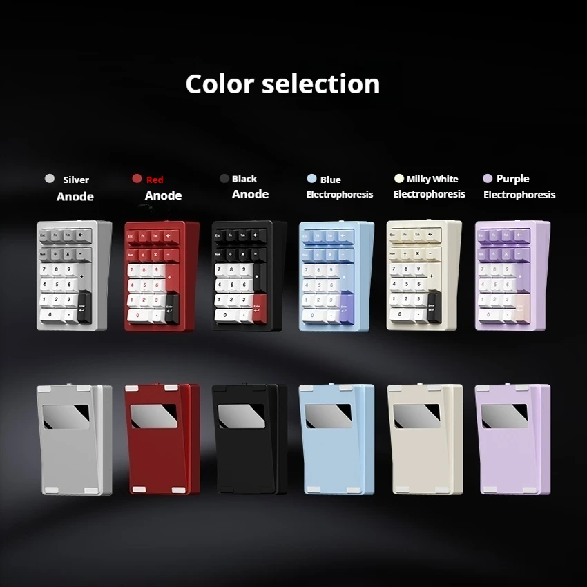 

MR Panda20 V2 Aluminum Num Keypad Bluetooth 2.4G Wired RGB QMK VIA Support DIY Switch Customized Hot Swap Mini Number Keyboard