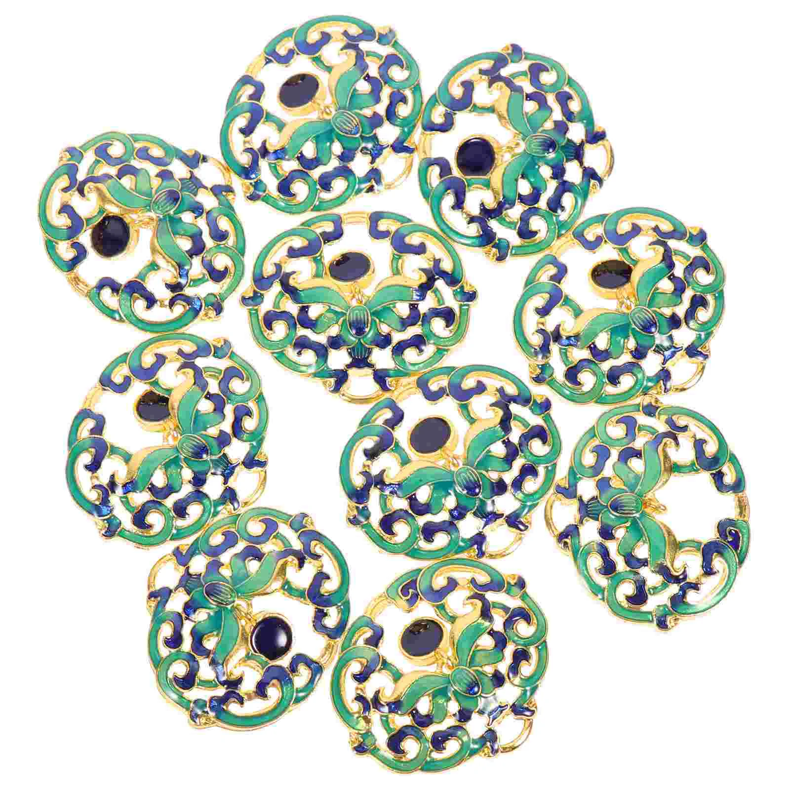 

10 Pcs Peacock Enamel Pendant Charms Jewelry Making Lightweight Craft Accessories Handmade Gifts Family Friends