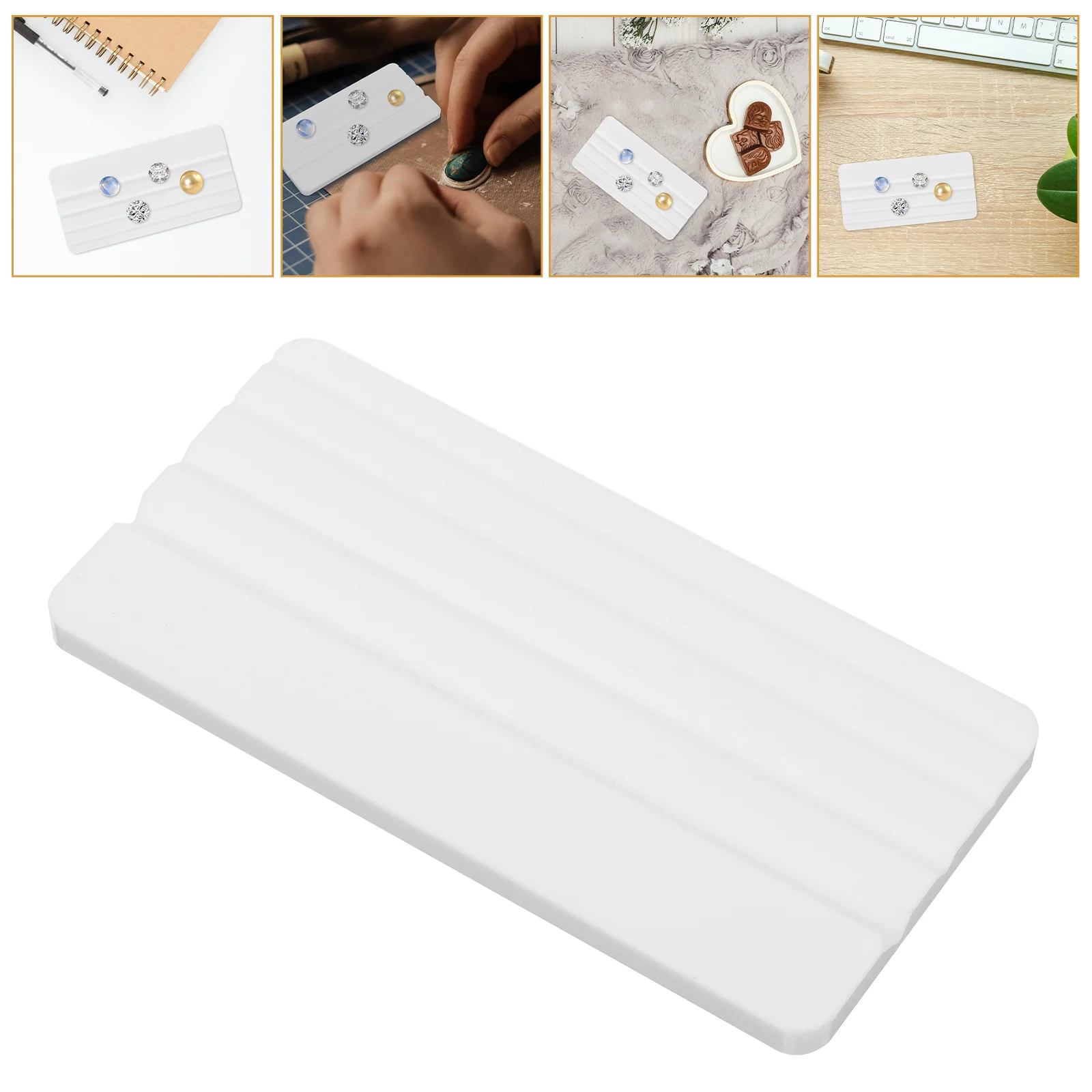 Nail Jewels Gemstone Tray Jewelry Identification Professional Grading Tools Diamond Color Board White