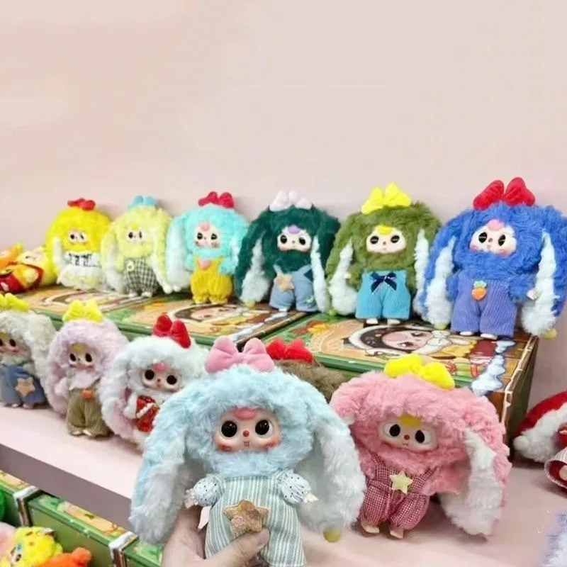 

Новый Baby Three Macaron V2 Little Rabbit Series слепая коробка Tide Play орнамент кулон креативная милая кукла игрушка подарок на день рождения натуральная