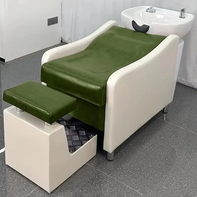 #Professional Personalized Head Spa Thai Barbershop Unique Aesthetic Shampoo Bed Equipment Simple Commercial Furniture Cadeira