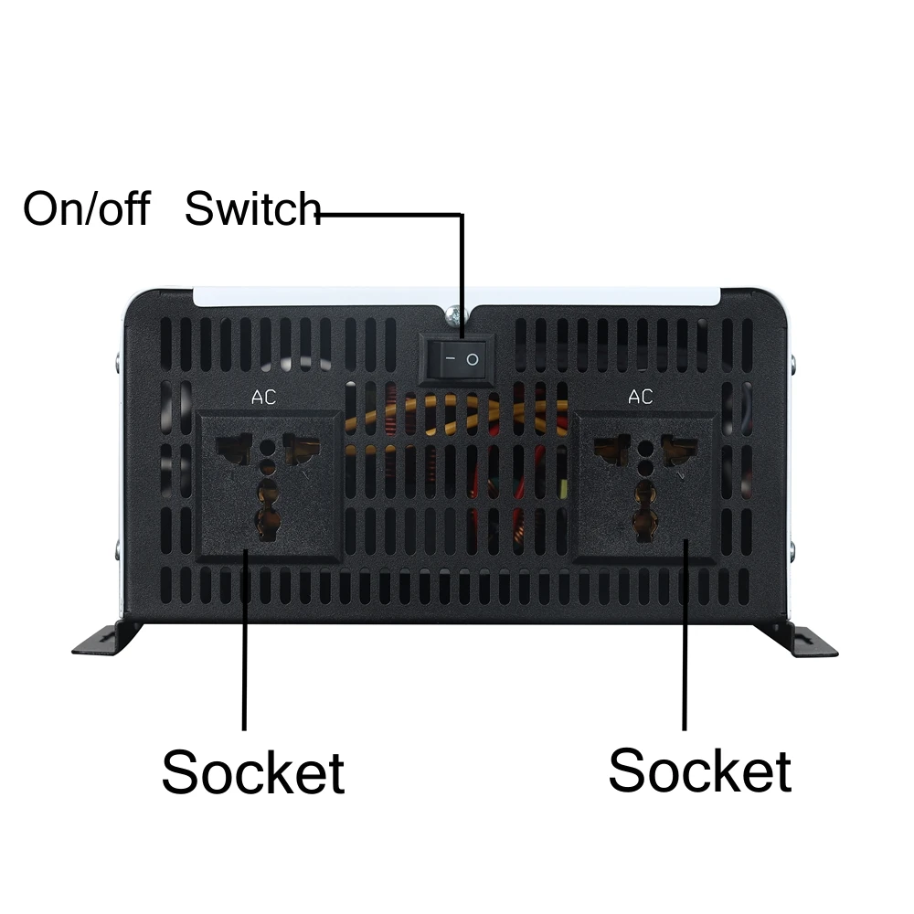 Zuivere Sinus Omvormer 12V 24V 48V Naar Ac 220V/230V/240V Spanningstransformator 12000W/10000W Zonne-Energie Omvormer Eu/Us Plug