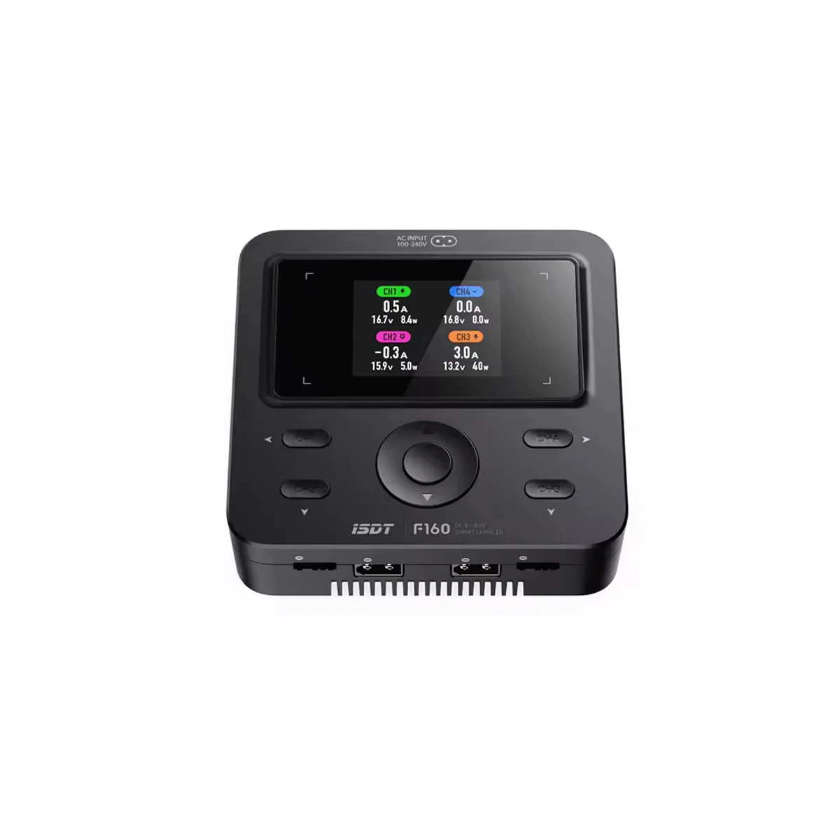 ISDT F160 AC / DC Quad Smart Charger for 1~4S LiFe Li-Ion LiPo LiHv ULiHv 4~12S NiCd/MH 2~7S Pb Battery Charge view 6