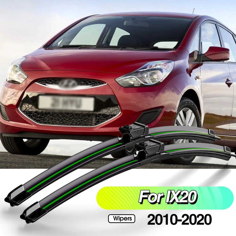 

For Hyundai IX20 2010-2020 2pcs Front Windshield Wiper Blades Windscreen Window Accessories 2011 2012 2013 2014 2018 2019