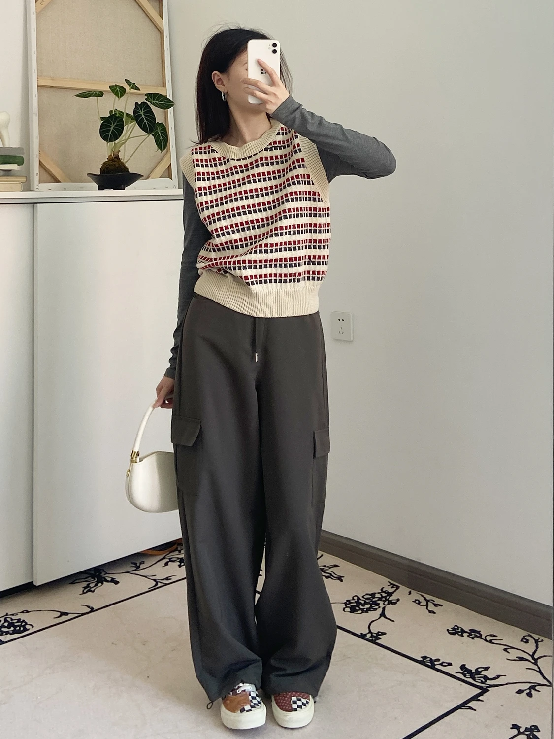 

Женские повседневные брюки с высокой талией, регулируемым шнурком, свободного кроя, больших размеров, удобные