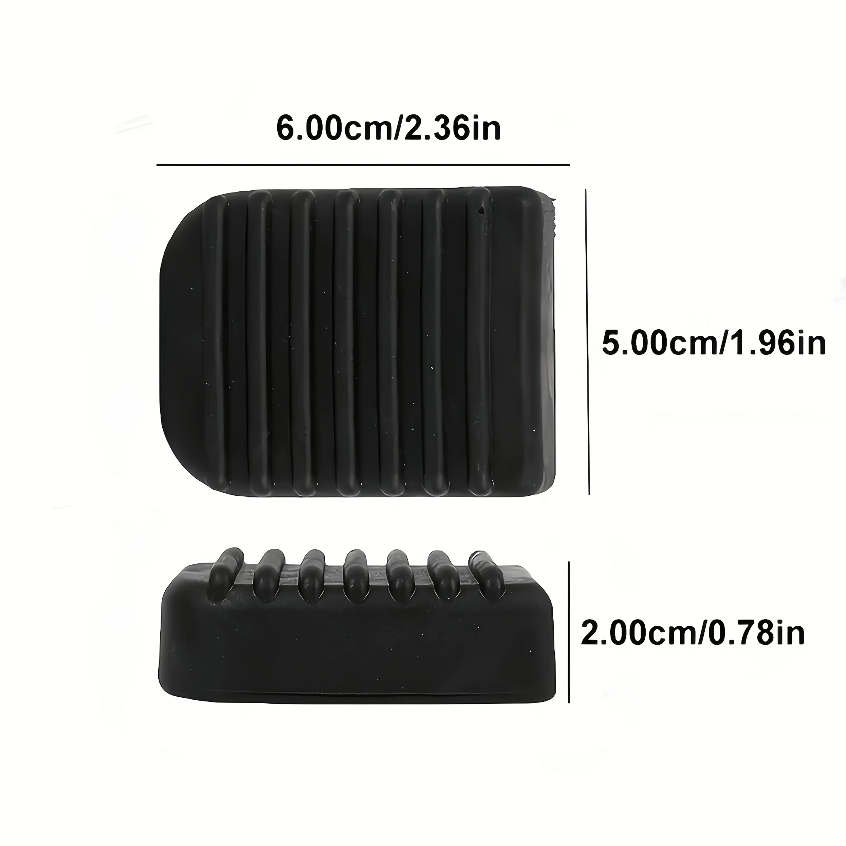 1/2PC Universal Anti-Slip Motorcycle Foot Pedal Pad For Bikes Side Stand Enlarger Extension Pad Protector Motorcycle Accessories