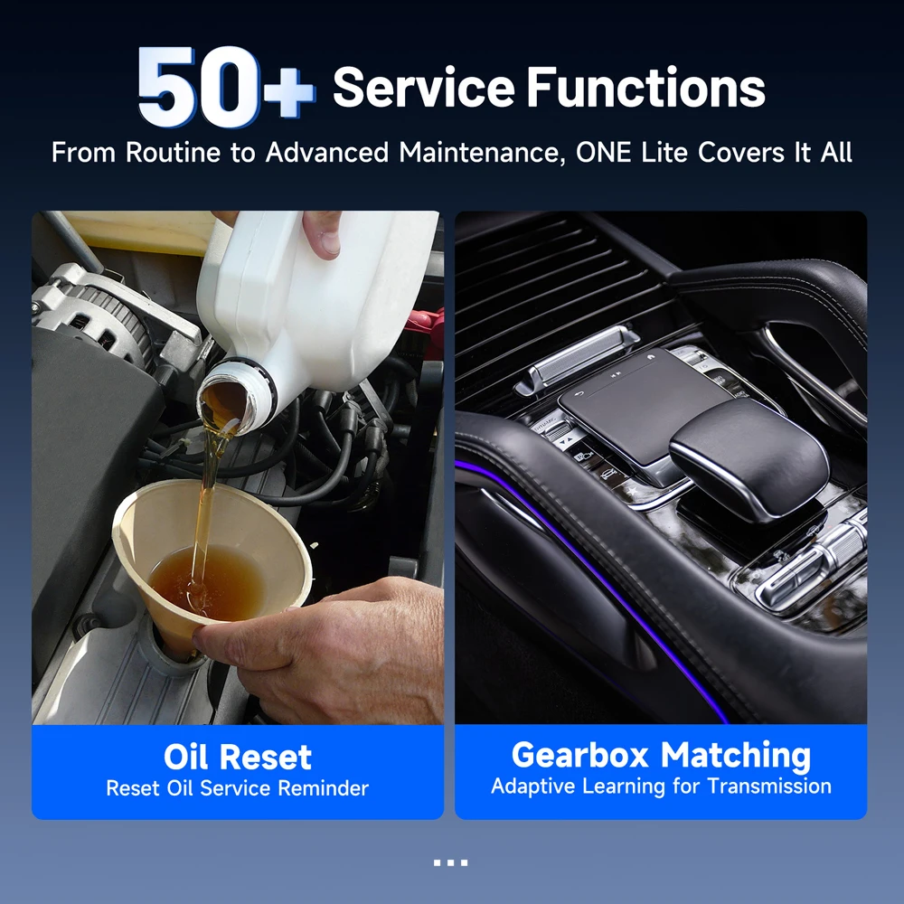 TOPDON ONE Lite All System Car Diagnostic Tools ECU Coding Active Test 50 Resets OBD2 Scanner CANFD & DOIP OE Topology Scanner