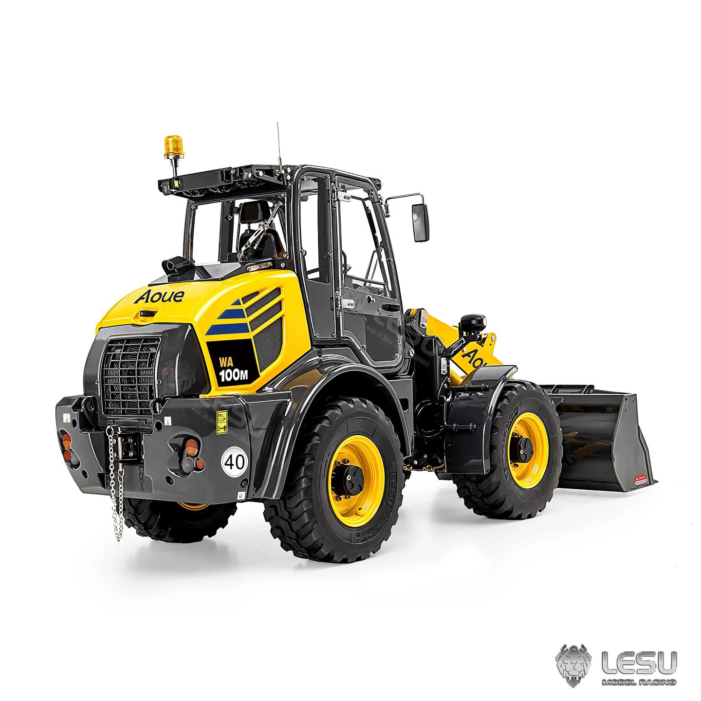 New Arrival LESU WA100 1/14 AOUE Hydraulic RC Loader Remote Control Cars Truck Machine Vehicle Motor Hobby Toys for Boys Gifts - Image 5