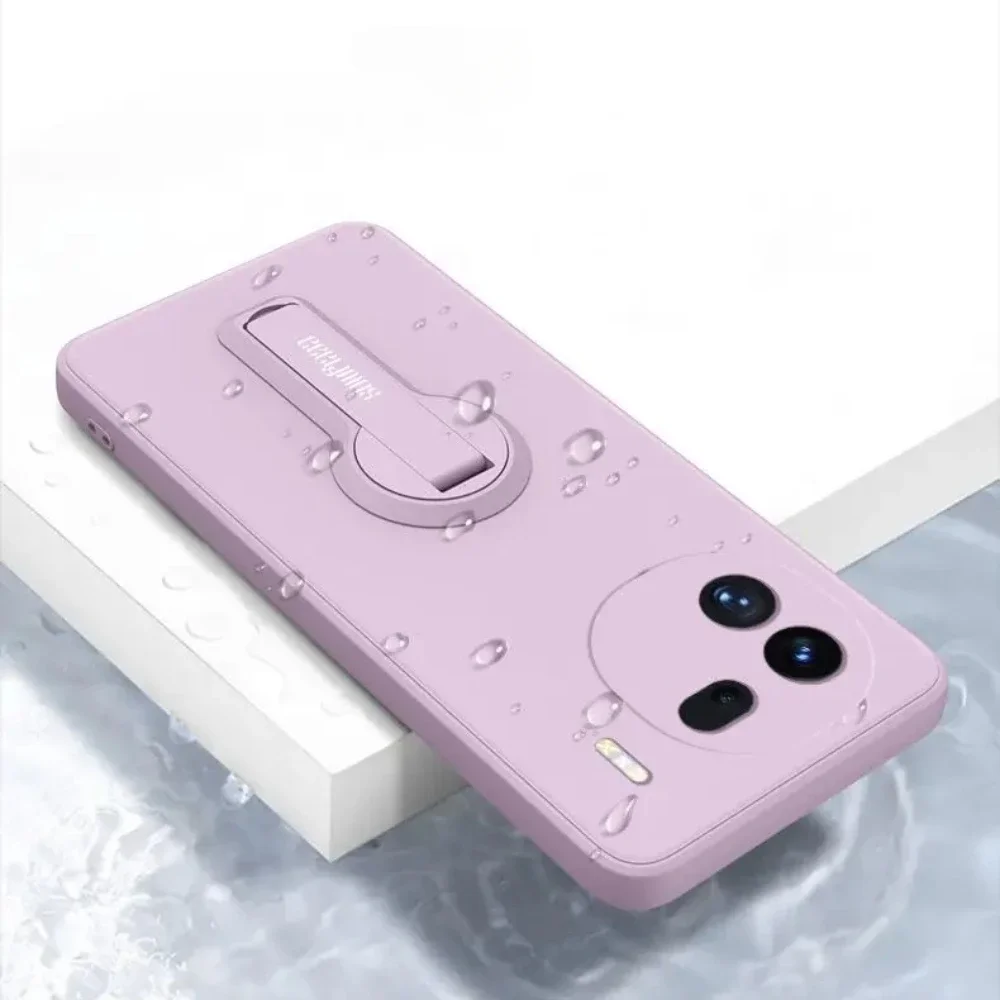 Case for VIVO IQOO 12 Pro Shockproof Shell for VIVO IQOO12 Pro IQOO 12Pro Coque Fundas with Holder Camera Protection Back Cover