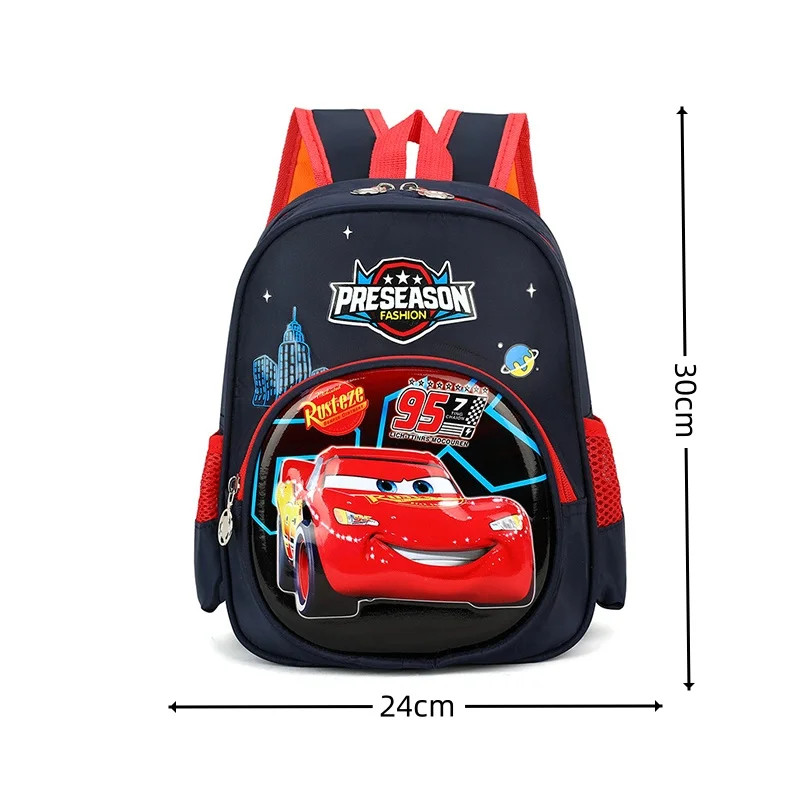 Cartoon anime Bag Lightning McQueen Schoolbag Children\'s kindergarten backpack Outdoor waterproof pressure resistant big handbag