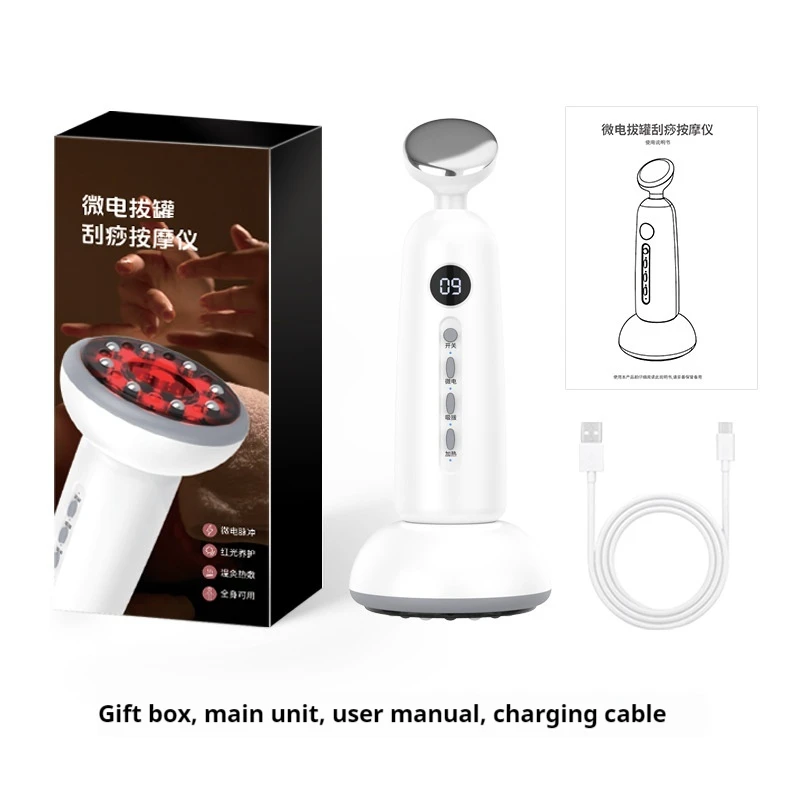 كامل الجسم التدفئة كشط تدليك البطن المنزلية الحجامة أداة تدليك غواشا