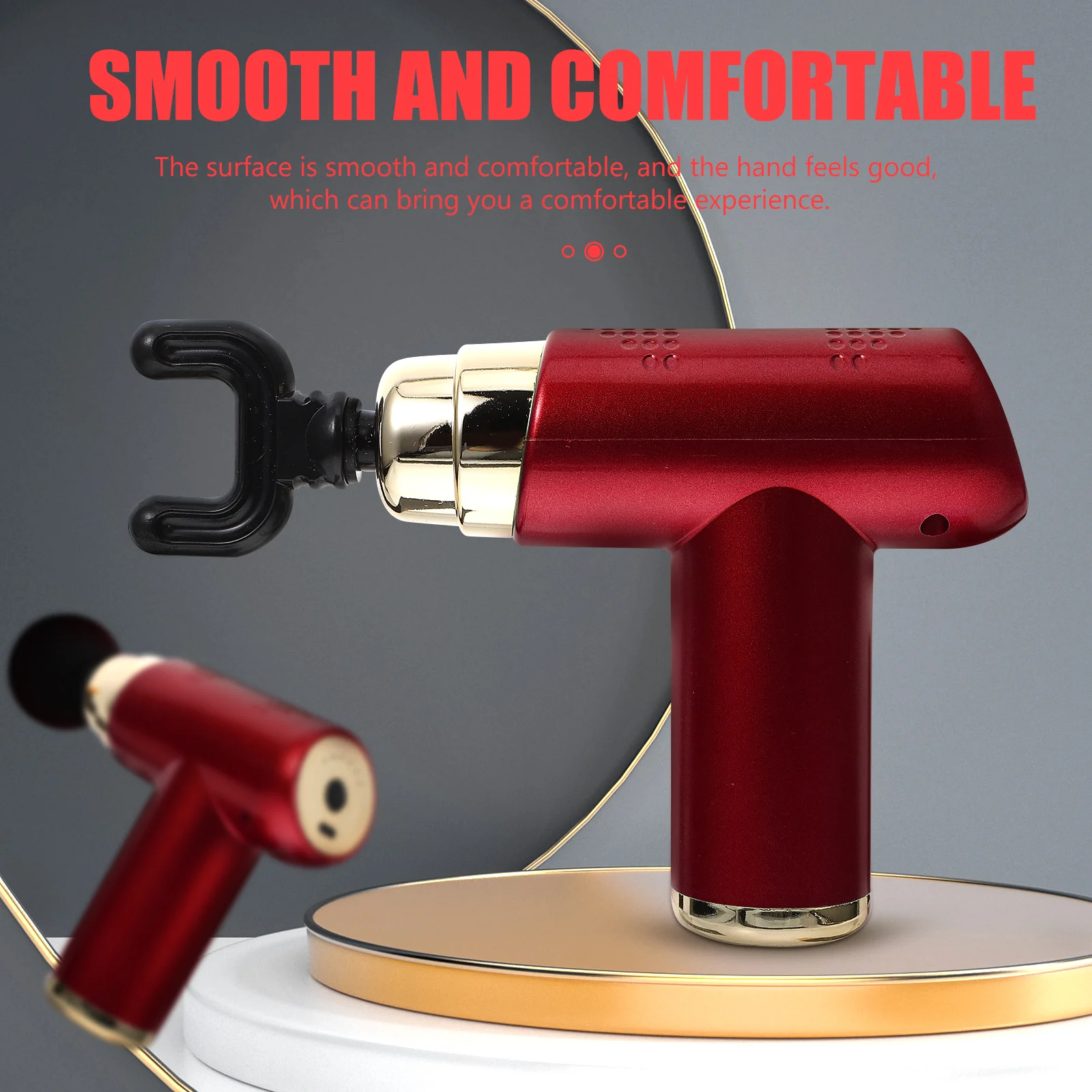 

Fascia Gun Muscle 6 Speed Adjustable Percussion Electrical Body Massager Portable Adjustable Muscle Massager Gear Smooth