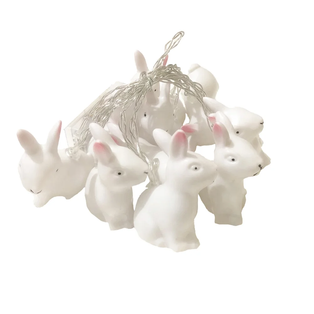 Światła LED w kształcie królika wielkanocnego, zasilane przez USB, kreatywna lampa dekoracyjna, wysoka jasność, energooszczędne, do domu, na podwórko, patio, ogród.