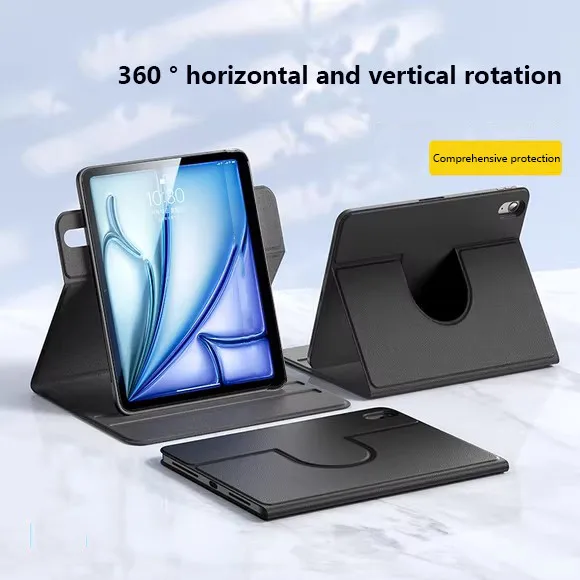 

Вращающийся чехол из ТПУ в книжном стиле для Xiaomi Pad 7 7Pro 11,2 дюйма 2024, съемный противоударный чехол-подставка для планшета