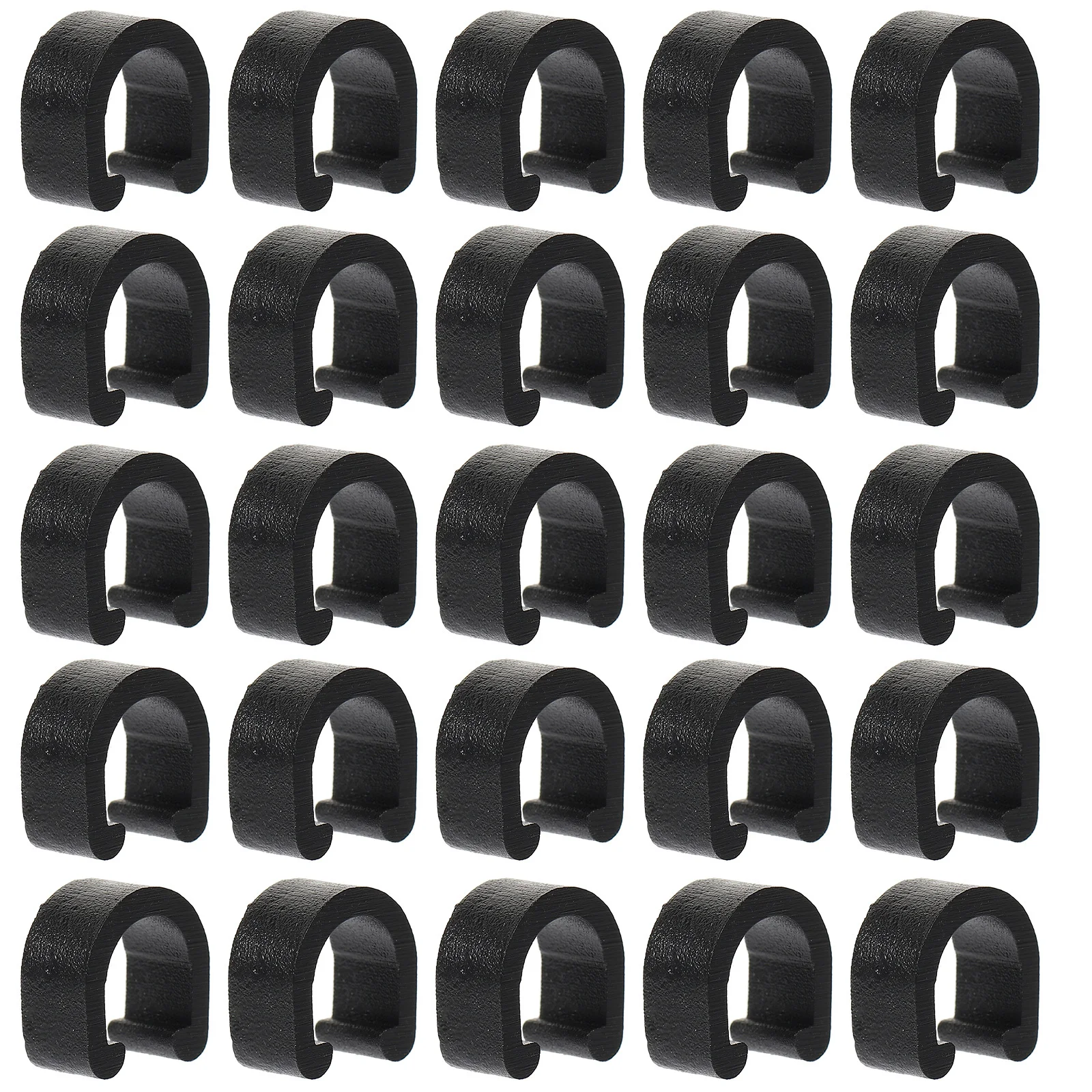 

50Pcs Bike Cable Clamp Derailleur Clip Strong Sturdy Housing Hose Guide Practical Gift for Cyclists Clip