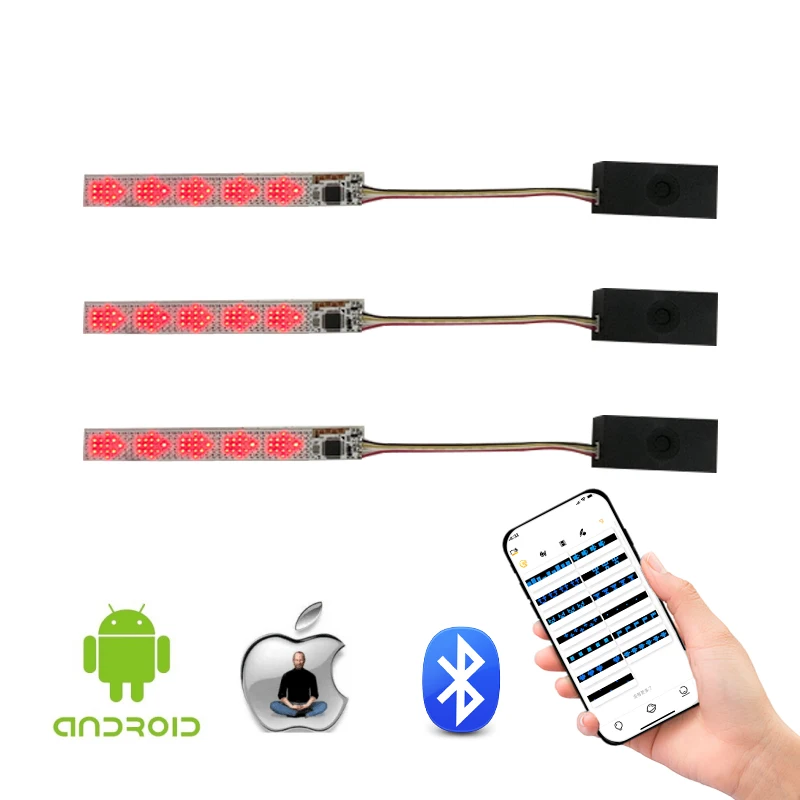 5*36 Pixels Mini Flexible Display Strip Bluetooth Android IOS Control Text DIY Panel Advertising Promotion Soft LED Ticker Board