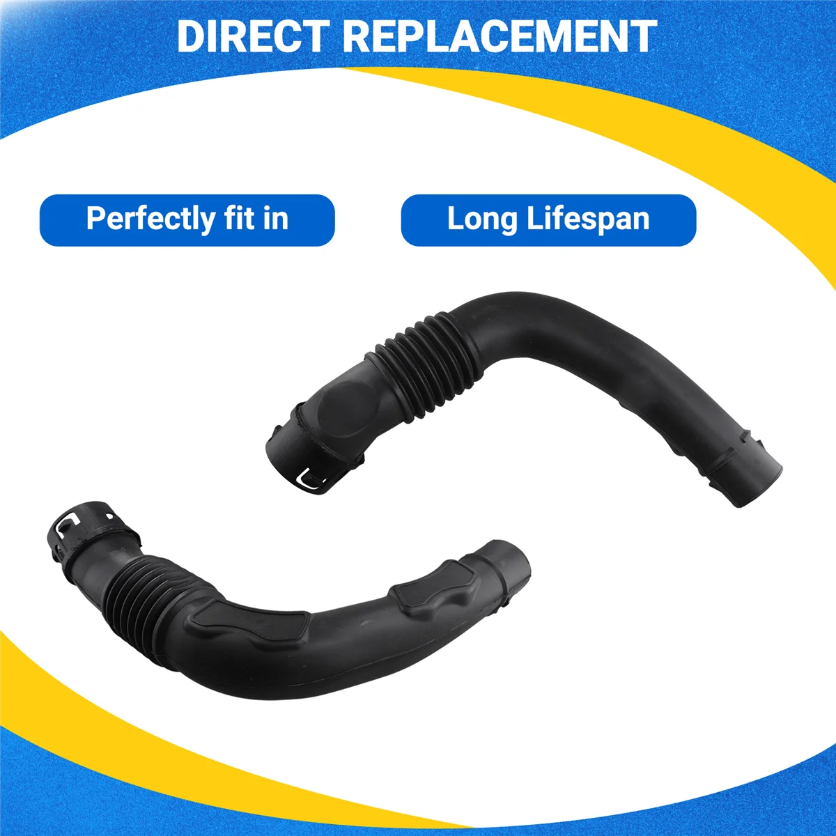 

#68D Automotive Parts & Accessories,Engine Air Cleaner Intake Duct Tube Hose for Ford Explorer 2.3L,Black