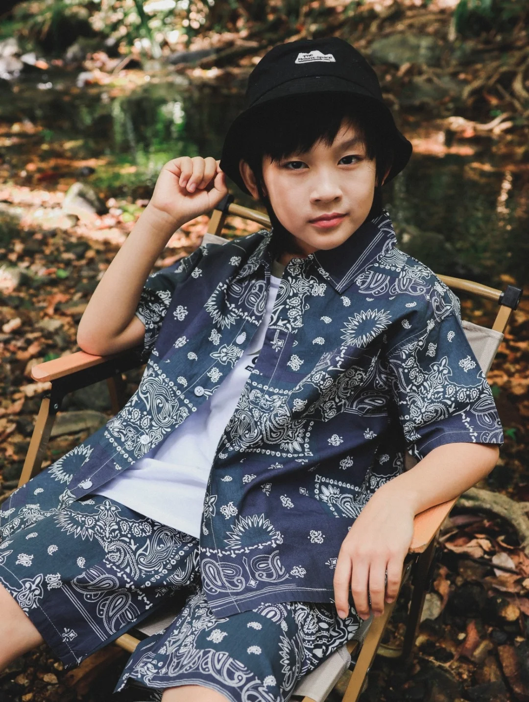 set-estivo-per-bambini-somidir-serie-mountain-leggero-e-traspirante-in-puro-cotone-maglietta-a-maniche-corte-e-pantaloncini