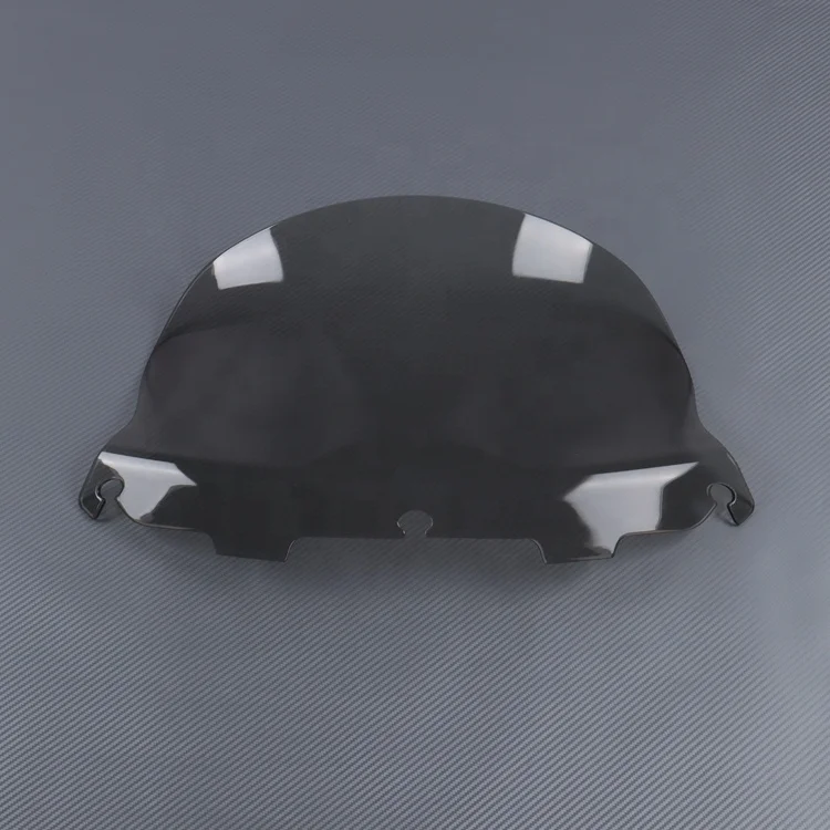 

10' Clear Flared Aero Motorcycle Windshield Wind Shield for Harley Touring Models Windscreen