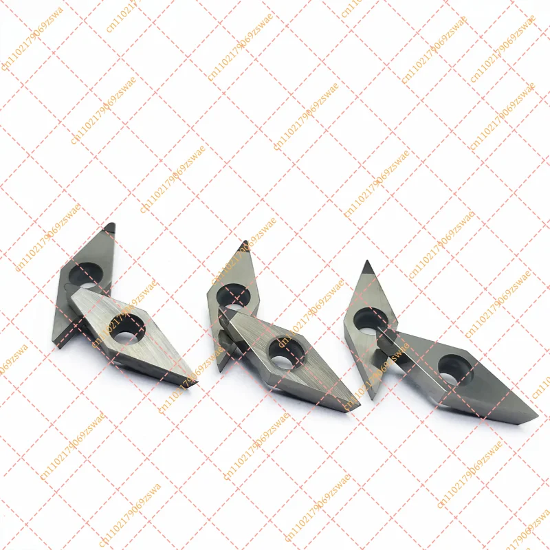 VCGT1604 PCD CBN Diamond Turning Inserts, CNC Carbide Cutter Blades