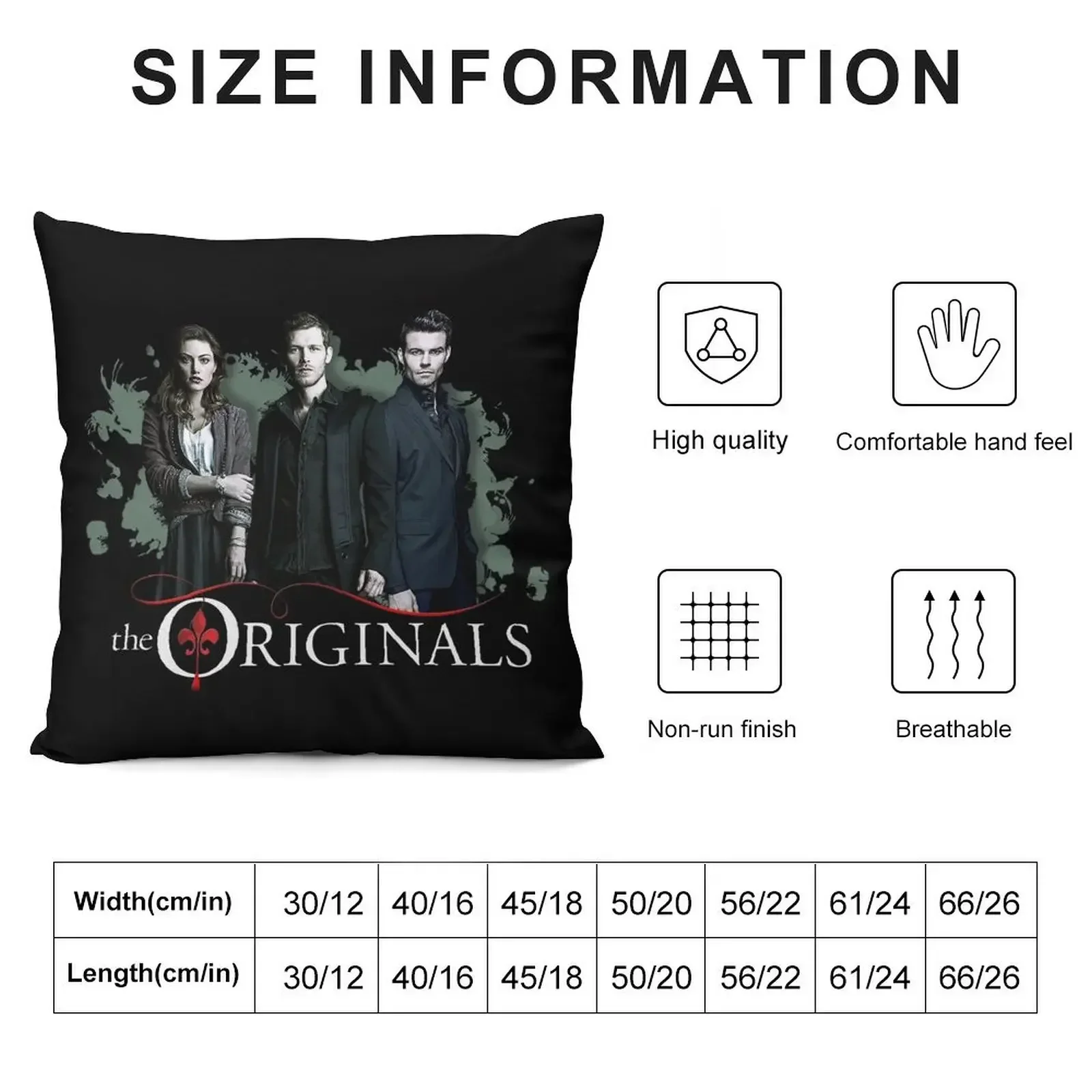 The Originals - Klaus, Hayley and Elijah Throw Pillow Christmas Throw Pillows Covers Elastic Cover For Sofa pillow