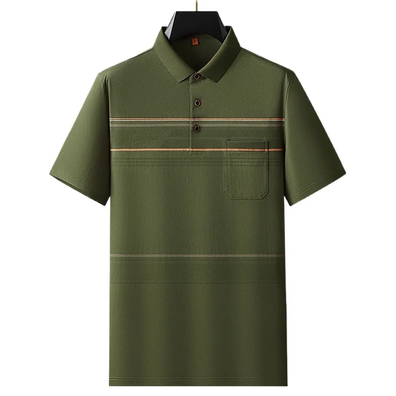 New Arrival Fashion Suepr Large Cotton Short Sleeved Summer Polo Shirt Men's Casual Plus Size XL XXL XXXL 4XL 5XL 6XL 7XL 8XL