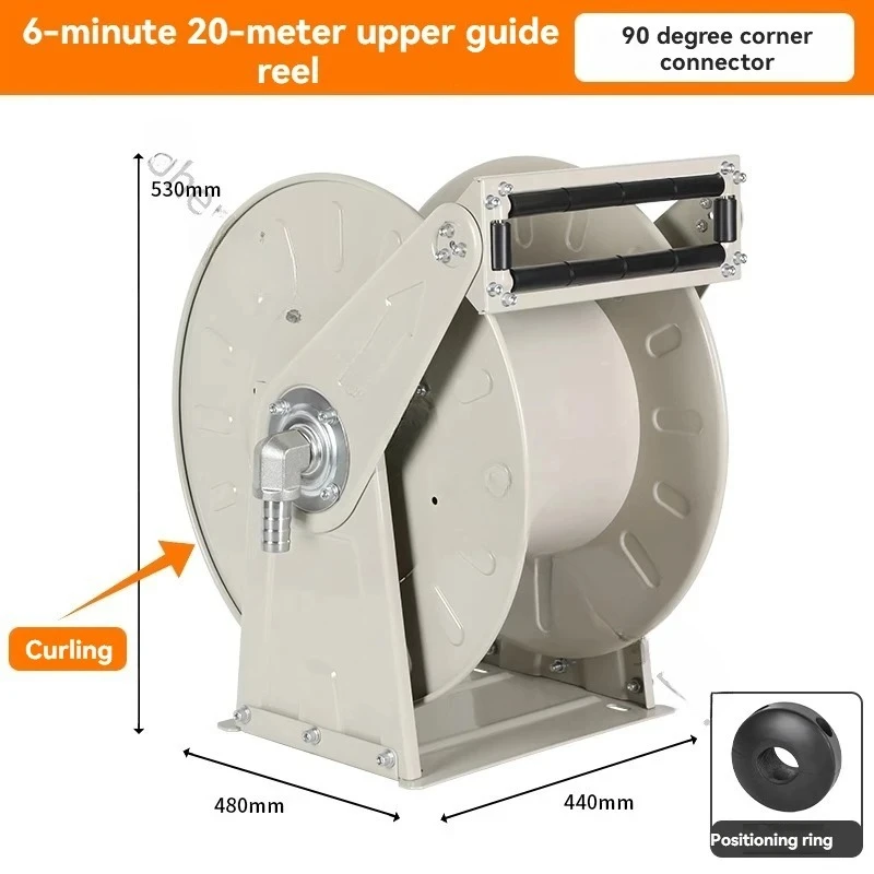 

1Inch Automatic Telescopic Tube Roller 6 Minutes Car Mounted Diesel Oil Pipe 10 Meters 15 Meters 20 Meters Storage Tray