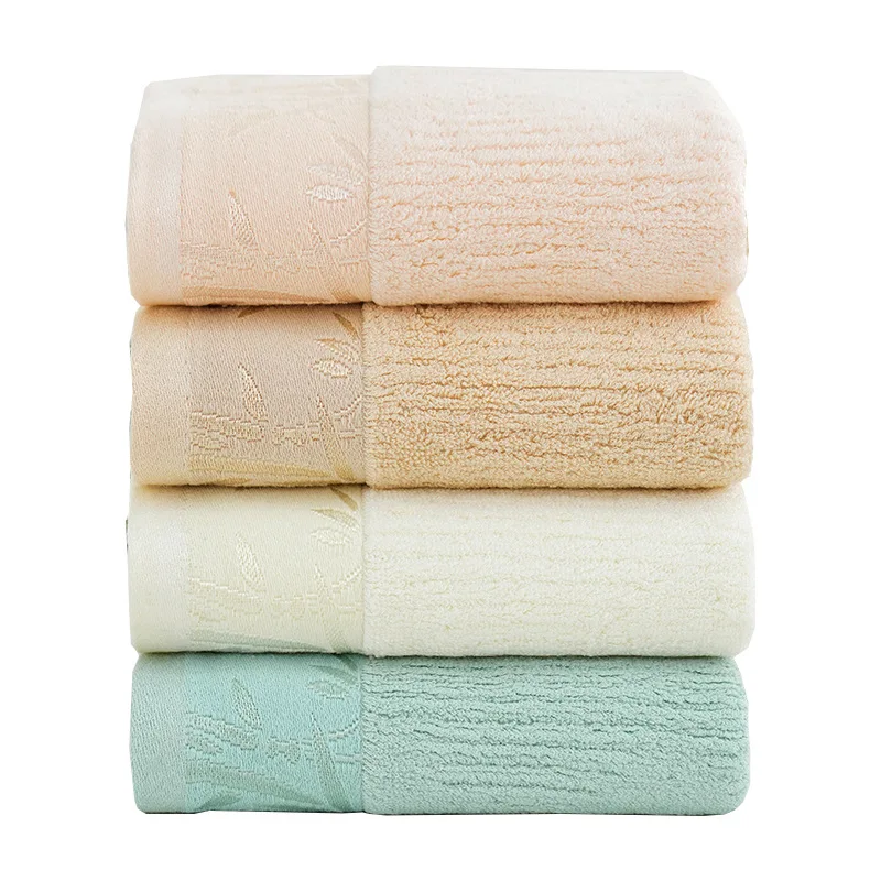 Bambusfaser-Handtuchset für Erwachsene - 1/4/6 Stück Dicke Saugfähige Luxus-Bade-, Hand- und Gesichtstücher Badezimmer-Accessoires