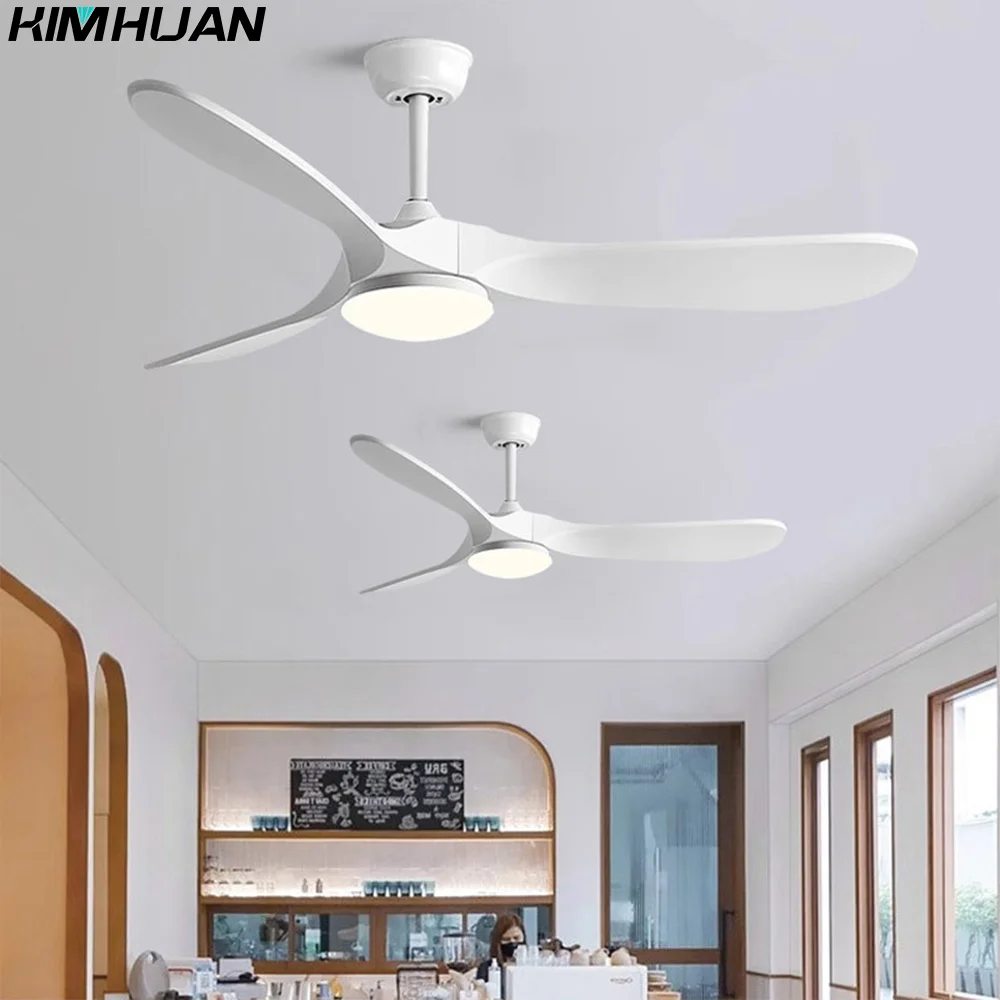 Ceiling Fan With Light 52 Inch 3 Colors Changing Ceiling Fan Lighting Room Fan Ceiling Fan For Bedroom Living Room