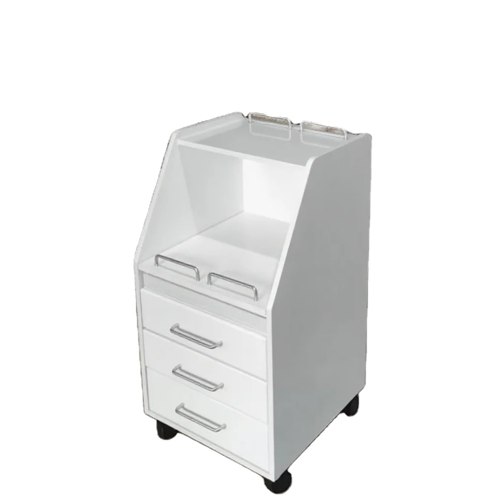 Cheap Stainless Steel Metal Plated Gold Salon Barber Trolley for Hair Salon