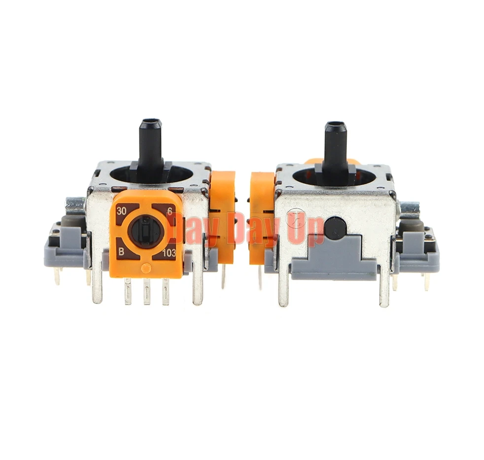 1PC オリジナル新 3D アナログサムスティックセンサーソニー PS2 コントローラ用 Xbox 360 XBOX360 オレンジ