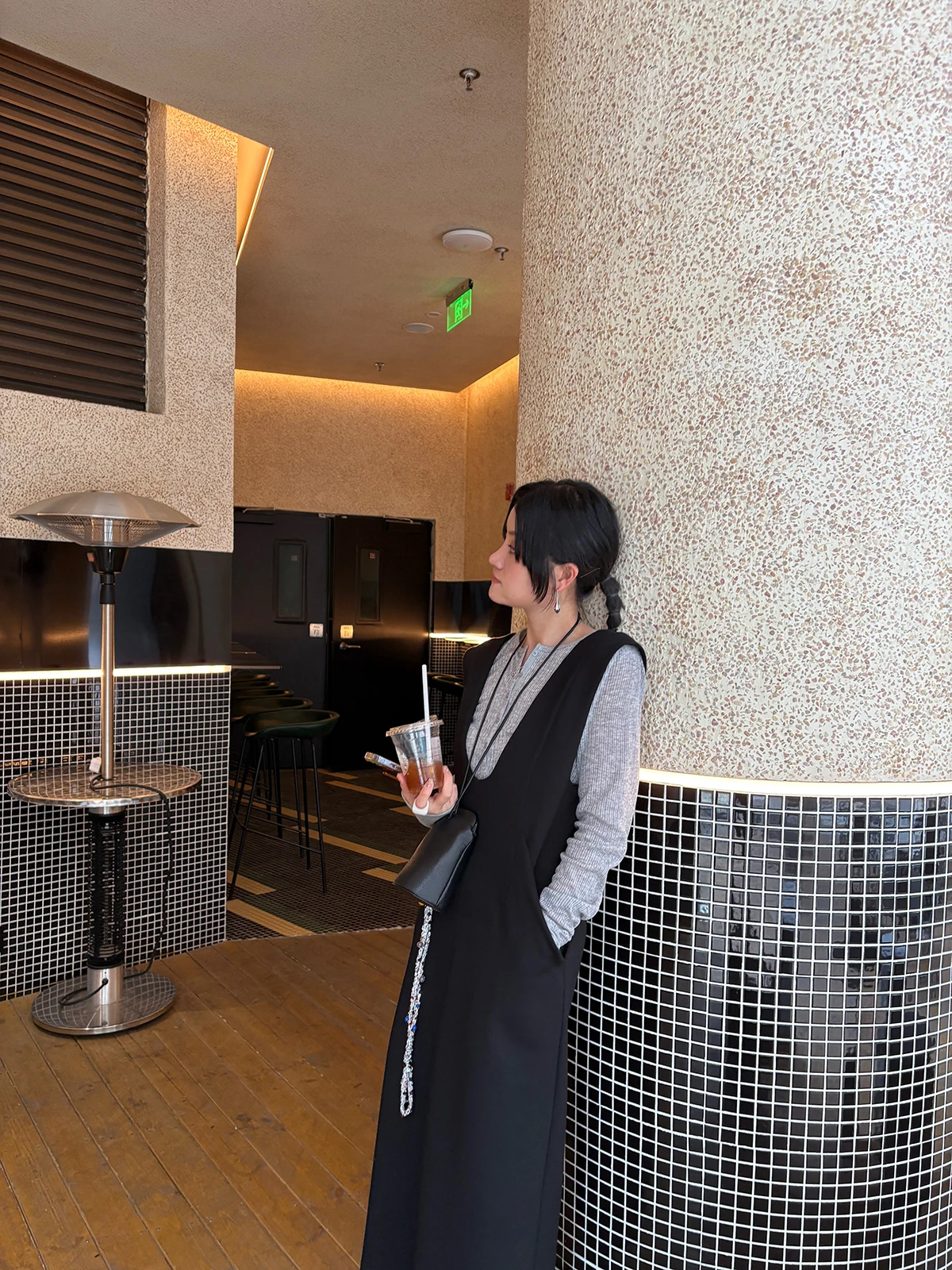 

IWiNG Double-Sided Fabric 3D Vest Japanese Sle Light Maturi Air Layer New Fabric Street Sle Pure Color Women's Vest