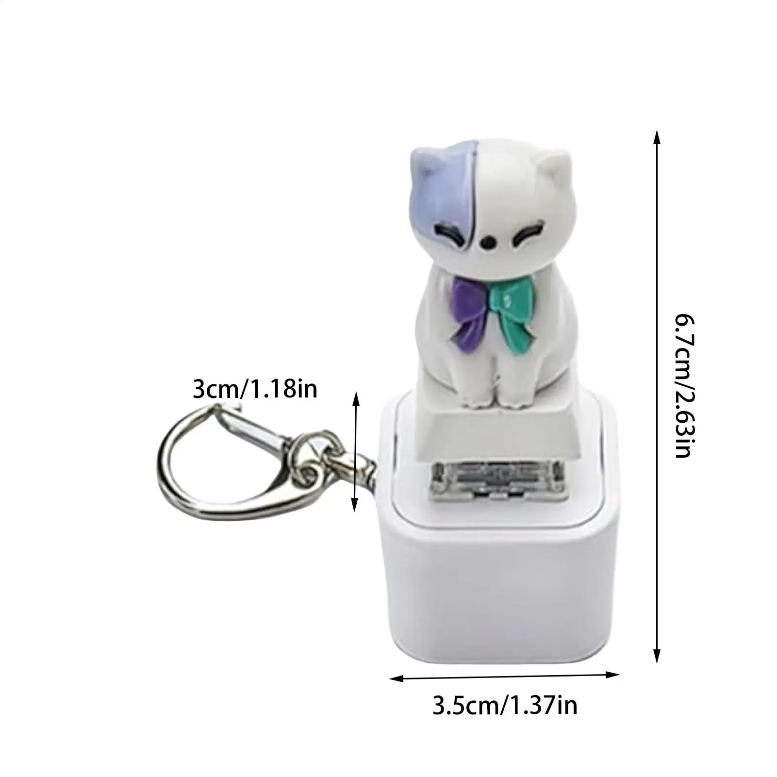 キーボードフィジェット LED ライト 充電式 ポータブル チャーム ストレス解消具 ライト付き 大人 男の子 女の子 家族 旅行 バックパック用