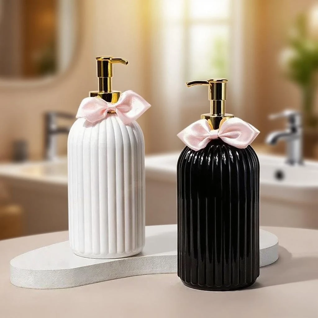 

Дозатор для мыла для кухни и ванной комнаты с бамбуковым насосом, многоразовый шампунь-кондиционер, дозатор мыла для рук и посуды, бутылка